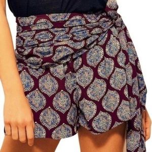 Free People All A Dream Printed Wrap Short